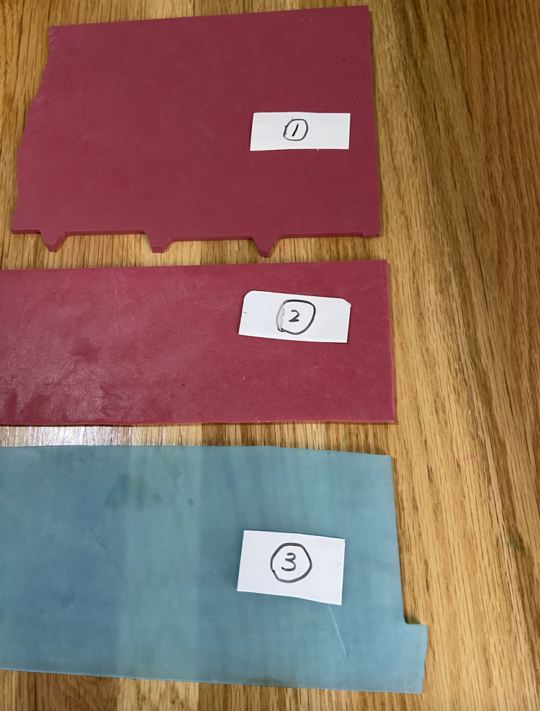 three kind of material