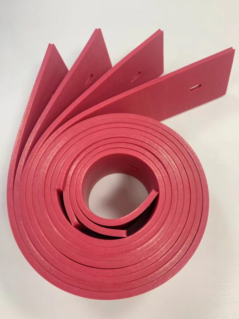 Squeegee rubber blade replacement