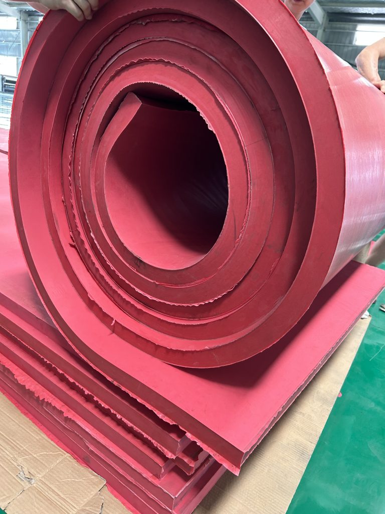red sheet rubber