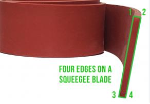 Rubber Squeegee Blades for Scrubber Machines