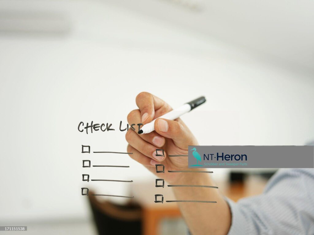 Image: Maintenance checklist infographic