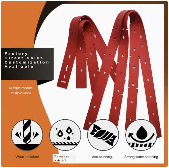 floor scrubber squeegee set